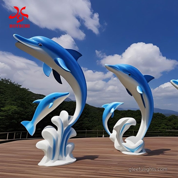 Illuminated Animal Shape Fiberglass Reinforced Plastics Motif Light For Theme Park And Zoo Decorations