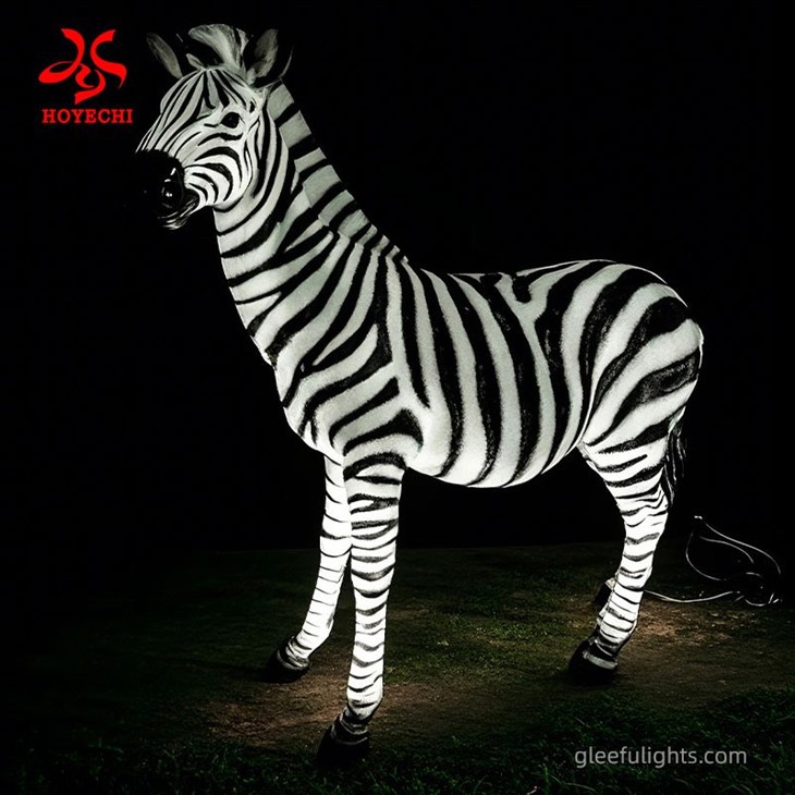Illuminated Animal Shape Fiberglass Reinforced Plastics Motif Light For Theme Park And Zoo Decorations