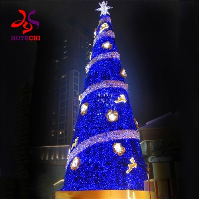 새로운 디자인 20피트 30피트 40피트 50피트 거대한 야외 조명 크리스마스 트리